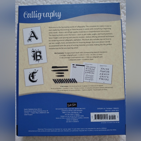 *NWT* Calligraphy Set - Picture 4 of 14
